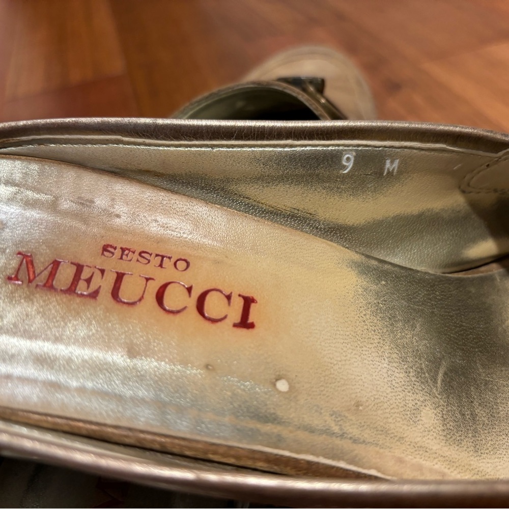 Sesto Meucci Leather Slide Mules, women’s size 9medium - Picture 4 of 10